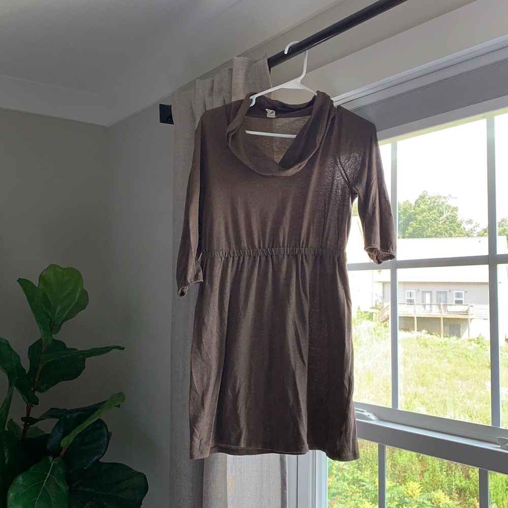 Cowl neck tunic